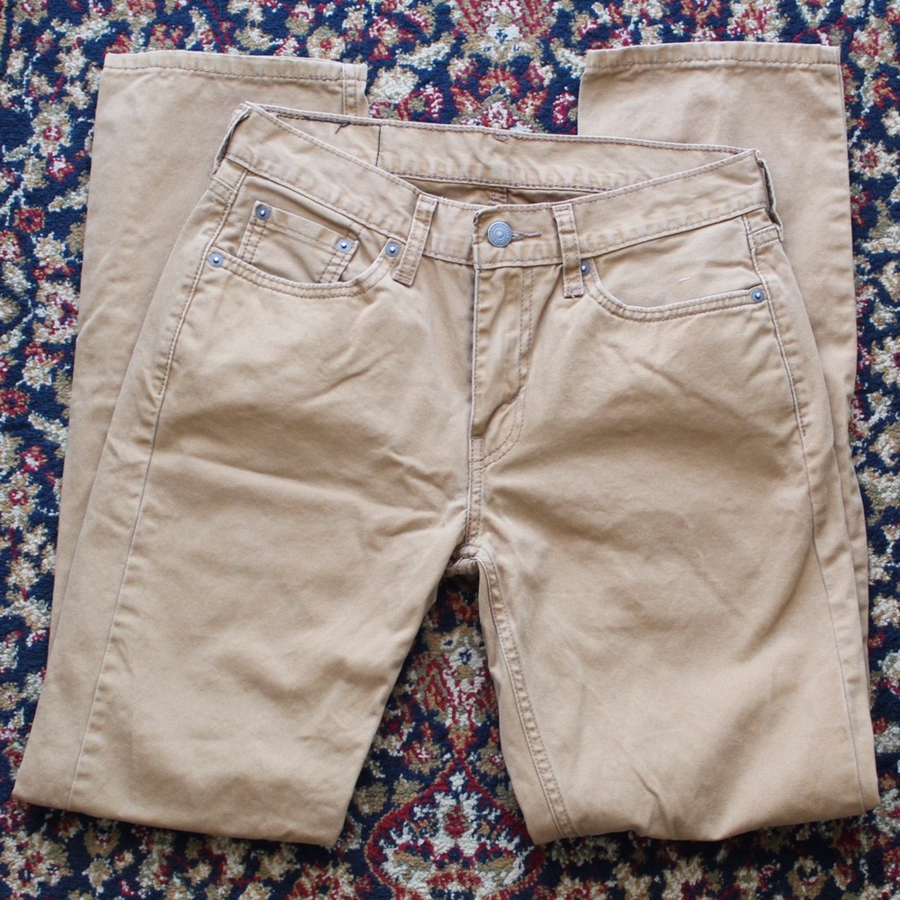 NWOT Levi’s khaki mens jeans 514 w29 L32